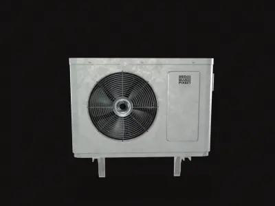 Air Condition Low-poly 3D model