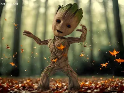  Little Groot Poses Collection 
