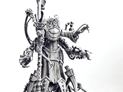 Magna Nemeriss - Iron Hive Swarmlady - Dark Techno Archpriestess 3D print model