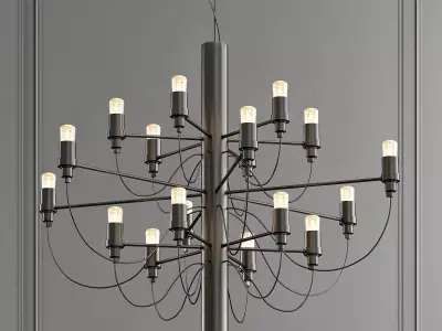 2097 50 clear bulbs 3D model