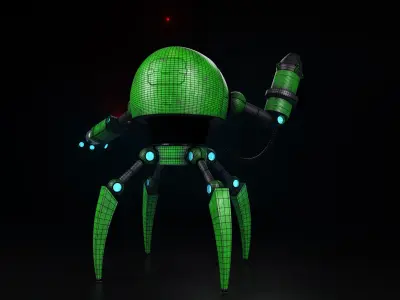 Mini Robot Killer 3D model