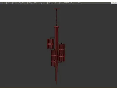 Luxxu Liberty Chandelier Low-poly 3D model