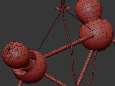 Molecule Gold 3D model