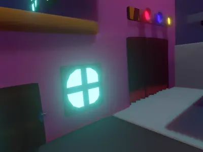 3d Building With Light 3D model