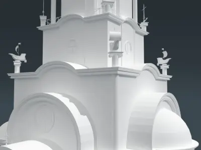 The lighthouse Church  3D model