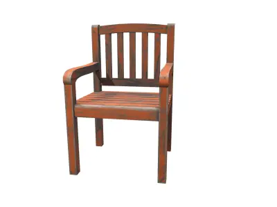 chair Low-poly 3D model shop