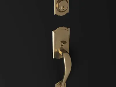 Entry Door Handle 3D model