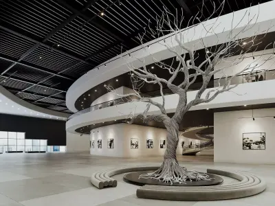 Interior Art Gallery 06 3D model