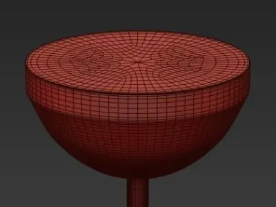 Mid Century Stilnovo Globe Cluster Chandelier Large 3D model