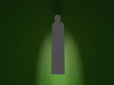 simple Street lights Low-poly 3D model