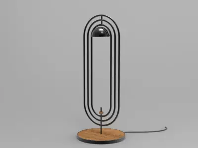 Table Lamp 3D model 123