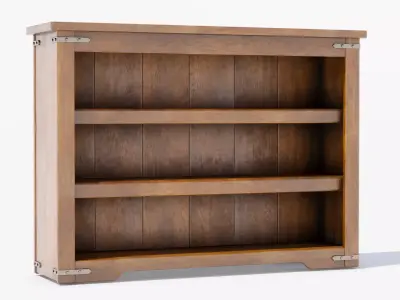 Librarycupboard2 Low-poly 3D model