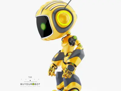 CUTE ALIEN ROBOT V 3D model