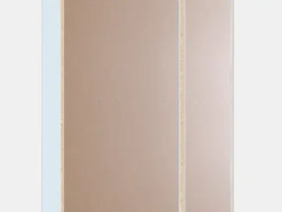 BILLY - OXBERG Bookcase with glass-doors Low-poly 3D model