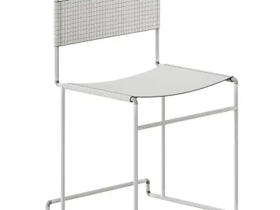 Linear Chair Vintage by Pipedesign 3D model