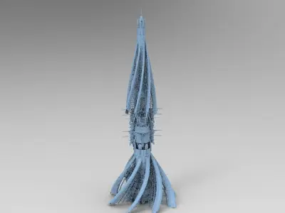 London Modern Sci Tower 6  3D model
