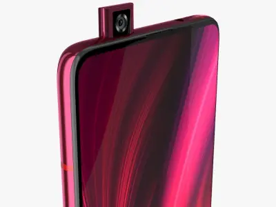 Xiaomi Redmi K20 Pro Flame red 3D model