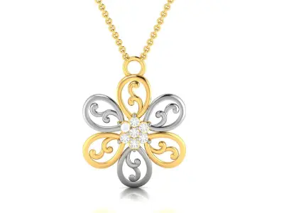 Women Pendant 3dm STL FBX OBJ Render Details 3D print model 4