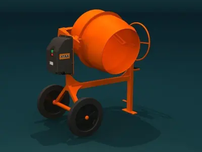 Concrete Mixer 3D model