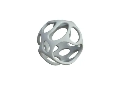 SciFi Cube Object No 36569 Low Poly Shape Texture