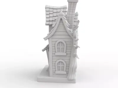 Haunted House 3D Print Model 3D print model