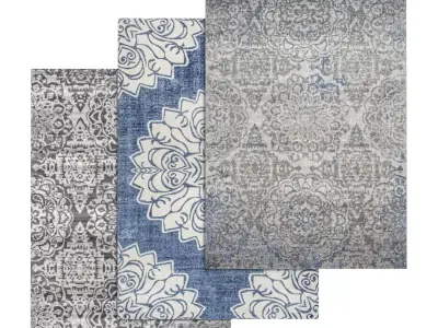 Rug Set 543 3D model