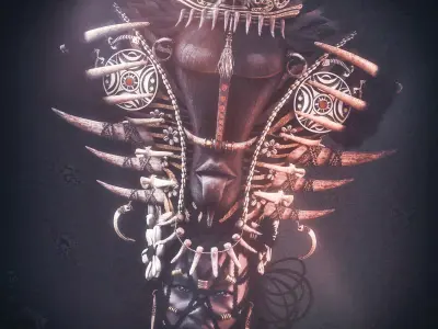 QUEEN NZINGA African Headdress