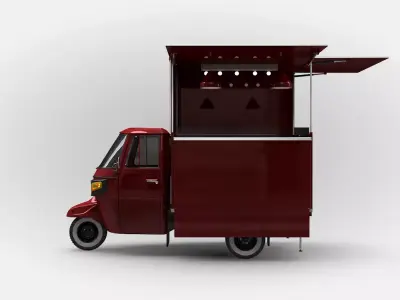 Ape Classic Food Truck 3D model