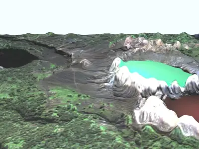 Earth Crater 3D model