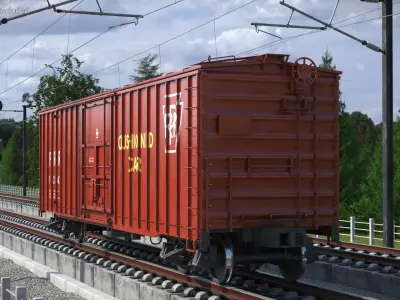  PRR X58B Cushioned Boxcar 