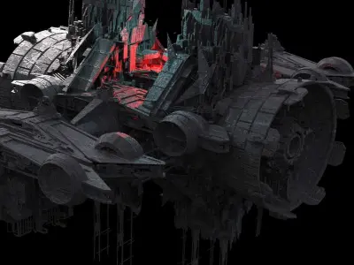 Deep space rig 4 3D model