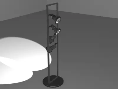 DECORATIVE LAMPS - HIGH POLY 3D model
