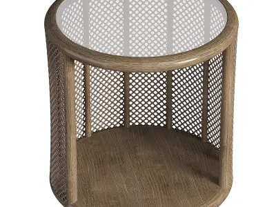 TARU SIDE TABLE by bakerfurniture 3D model
