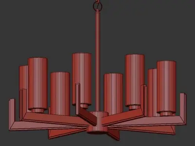 Stoic Chandelier 3D model
