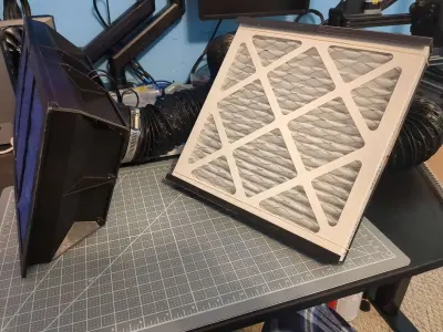 Airbrush Booth Vent Free 3D print model