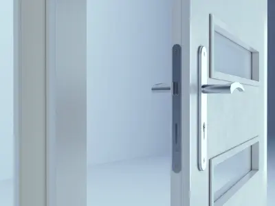 White Door 57 3D model