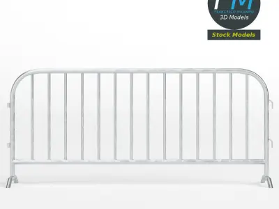 Street barrier 3D model