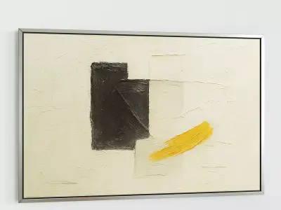 Picture with frame N-001 3D model