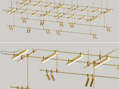 Track light Liberty line and Liberty spot T by Forstlight 3D model