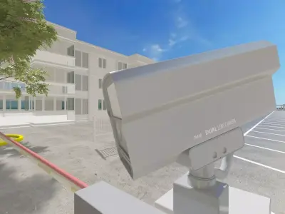 Parking Scene 3D model