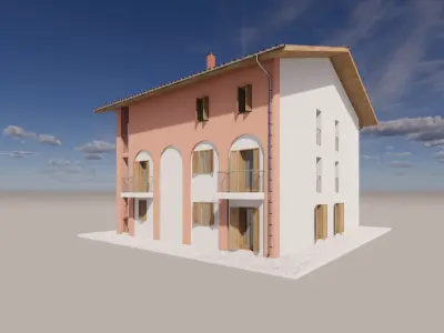 Italian residential House 3D model
