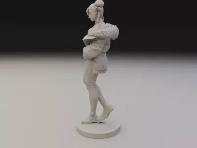 Chun-Li - Street Fighter 3D print model