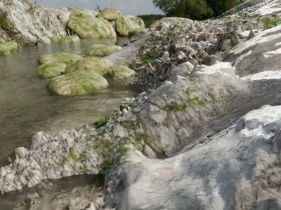 REALISTIC NATURE RIVER PROJECT  3D model