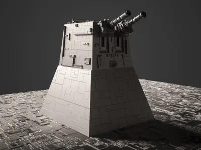 Death Star Canon 3D model