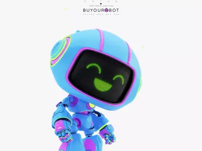 CUTE ROBOT XII 3D model
