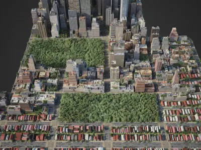 Realistic  City C2 3D model