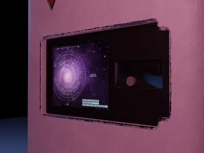 Generic Sci-Fi Technology crate 3D model