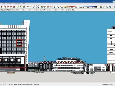 Sketchup Shopping Center A7 3D model