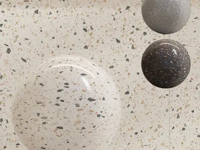 Marble set 17 - Terrazzo Bundle - 3 types - 4k Texture
