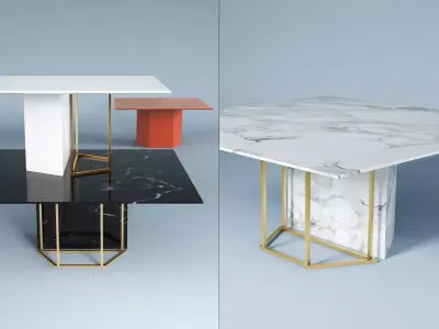 Plinto Square 3D model